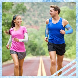 JenPen 4 Pair Sleeves to Cover Arms for Men Arm Sleeves for Men UV Sun Protection Arm Sleeves Sports Sleeve Cooling Tattoo Sleeves (Stylish,Large)