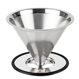 Pearl Metal Captain Stag UW-3512 Stainless Steel Filter, Silver, Size L