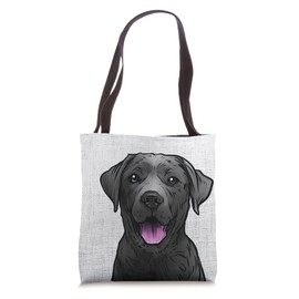 Black Lab Dog, Black Labrador Retriever Owner Tote Bag