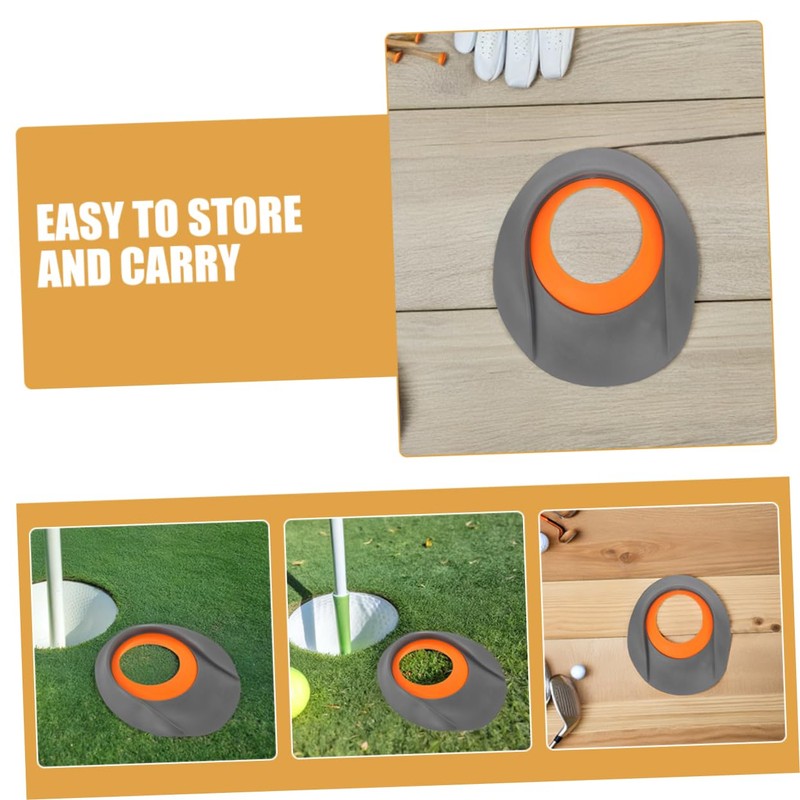 Kisangel 3pcs Golf Training Aid Putting Cup for Realistic Practice