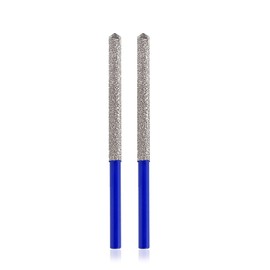 SHDIATOOL Diamond Mortar Raking Bit 7.2mmx 74mm Mortar Router Bit with Carbide Positioning for for Mortar Blown Damaged Bricks or Natural Stone Removal Milling Bits, Round Shank, 2pcs