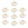 100pcs Special Shape Paper Clips Creatively Cute Plated Metal Bookmark