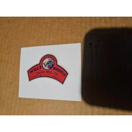 New Vintage Looking Wolf Whistle Decal 2½"×1⁹/¹⁶" (1)