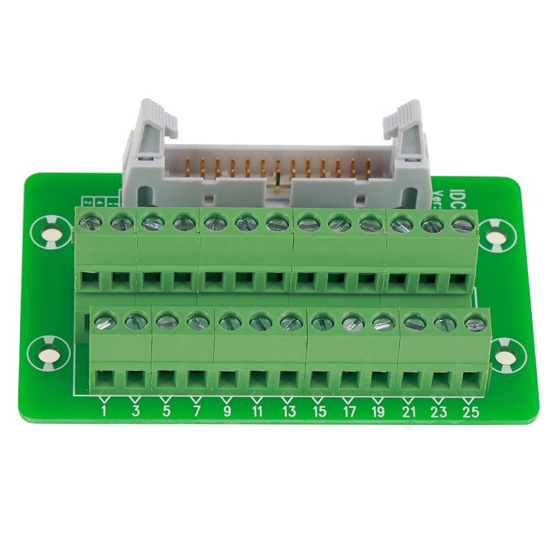 IDC26P DIN Rail 26Pin 5mm Mount Interface Module Male Connector
