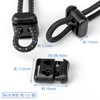 ZUOZ Drone Backpack Accessories Spring Cord Lock Rubber Rope Durable