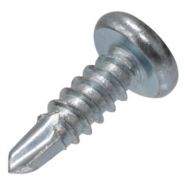 AERZETIX - C44728 - Set of 100 self-drilling self-drilling self-tapping screws - with cylindrical lens head - Ø4.8 x 16 mm - DIN 7504 N - made of galvanised steel - with footprint PH cross slot -