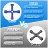 PATIKIL 4-Way Multi-Functional Utility Key, 2 Pack Universal Cross Key