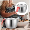 GRIRIW 1 Set Deep Mixing Bowl Stainless Steel Mixing Container