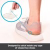 BraceAbility Medial & Lateral Heel Wedge Silicone Insoles (Pair) -