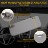 Dasbecan Driver Side Sun Visor Compatible with Hyundai Accent 1E