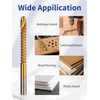 Rocaris 8 Pack Titanium Coated HSS Twist Drill Bits, 3-10mm