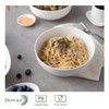 DOWAN Salad Bowls, Large Pho Bowls, 8" White Centerpiece Bowls