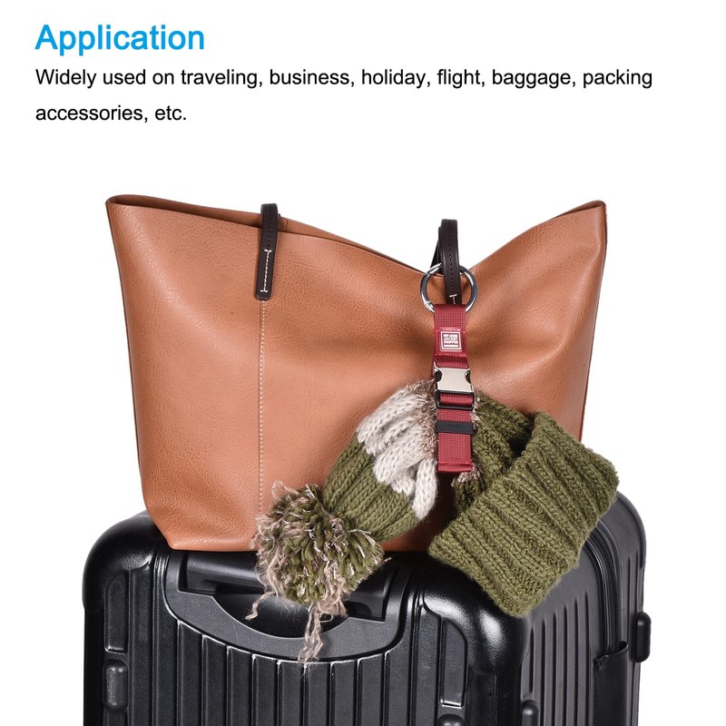 sourcing map Luggage Strap, Jacket Gripper Holder Suitcase Belt Carry