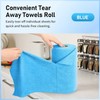 HOMERHYME Microfiber Cleaning Cloth Roll,150 Pack Tear Away Microfiber Towels,
