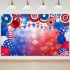 Mocsicka Independence Day Background July 4th Patriotic Photography Backdrop 4th