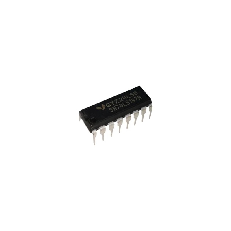 Circuito Integrado Chip IC 74LS147 Codificador Prioritario de 10 a