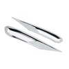 2pcs Front Fog Light Cover Trim Silver Fog Lamp Bezel