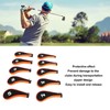 10 Pcs Golf Iron Head Cover Set with Zipper Golf