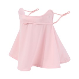 WRELS FPS 50+ Unisex Transpirable Enfriamiento Cara Cubierta Solar Protección UV Oreja Cuello Polaina Bufanda para Verano Actividades al Aire Libre, Rosa/Rebel Fun., Talla única