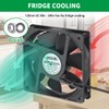 WDERAIR Small 120mm x 25mm EC 4 Inch Brushless Cooling