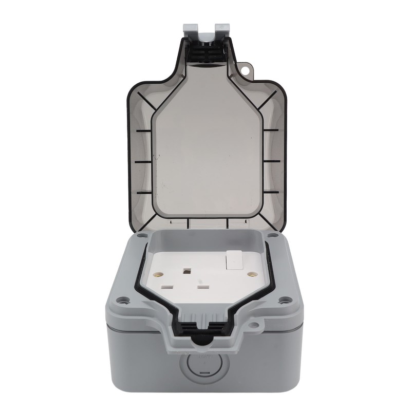 IP66 Outdoor Waterproof Switch Socket Box Surface Mounted Splashproof Dustproof