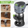 WORKPRO Compact Router Kit, 6.5 Amp Corded Hand Trimmer Router