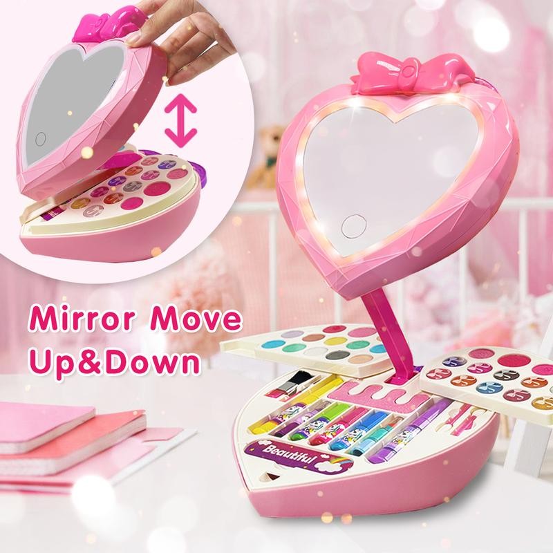 Magic Pink Mirror Make Up Toy Set Aged 3 4
