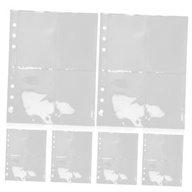 BIUDECO 3 Sets Transparent Card Sleeves Photo Album Sleeves A5 Binder Sleeves Card Collection Binder Clear Sleeves for Binders Clear Binder Sleeves Trading Card Dividers Card Binder Pages