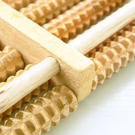 Wooden foot acupressure roller massager home office massager stone foot acupressure plate foot massager 3ea