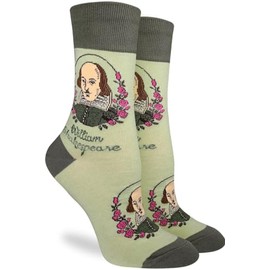 Good Luck Sock Women's Shakespeare Socks, Adult, Shoe Size 5-9