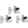 HANDLEZONE® 3 Pack Adjustable Roller Catch, Spring Loaded Ball Latch,