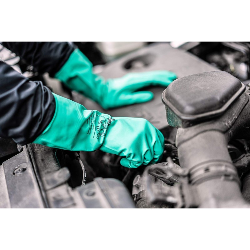 Uvex nitrile chemical gloves, high quality protection against chemical and