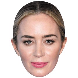 Celebrity Cutouts Emily Blunt (Make Up) Cardboard Mask