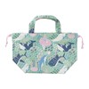 りぶはあと ランチ巾着 アクアヒュッゲ IN THE SEA (約W29.5xD12xH18.5cm) 保冷・保温 お弁当 水の生き物柄