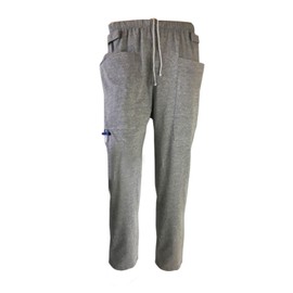 Urine Bag Pants for Elder, Incontinence Care Trousers, Catheter Leg Bag Pants with 2 Outer Pockets, Reliable Hole, XXL