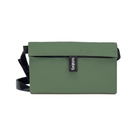 Notabag Crossbody Bag - Versatile Tote Bag, Handbag & Shoulder Bag - Innovative Design Made from Recycled Materials - Handmade Shoulder Bag Women, Fern green