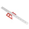 Center Gauge 12in 45° 90° Line Ruler Measuring Scribing Tool
