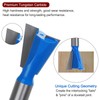 HARFINGTON Dovetail Router Bit 1/2" Shank 1-1/8" Dia Tungsten Carbide