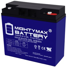 Mighty Max Battery 12V 18AH Gel Battery for Swisher 24 HP Kawasaki Riding Mower