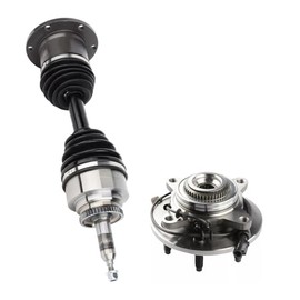 AutoShack Front Left or Right CV Axle Shaft Wheel Hub Bearing Assembly Replacement for 2005-2008 Ford F-150 4WD 2006-2008 Lincoln Mark LT 4WD Driver or Passenger Side 6-Lug 6 HUB010200142