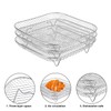 Set of 3 Air Fryer Rack, Stackable Multi-Layer 304 Stainless