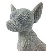 LEONARDO LP42732 Figure | Silver Art Sitting Chihuahua | 1