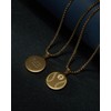 seensea Sports Pendant Necklace Baseball Inspirational Bible Verse Luke 1:37