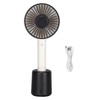 Portable Handheld Fan 3 Levels Automatic Shaking Head USB Rechargeable