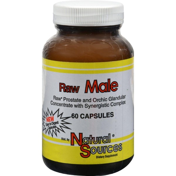 Natural Sources - Raw Male, 60 capsules
