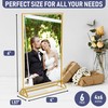Dasher Products Gold Picture Frames Double-Sided, 6-Pack 4x6 Acrylic Table