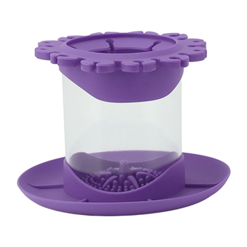 Makeup Brush Cleaner Round Detachable Brush Scrubber Board Cleaner Multifunctional