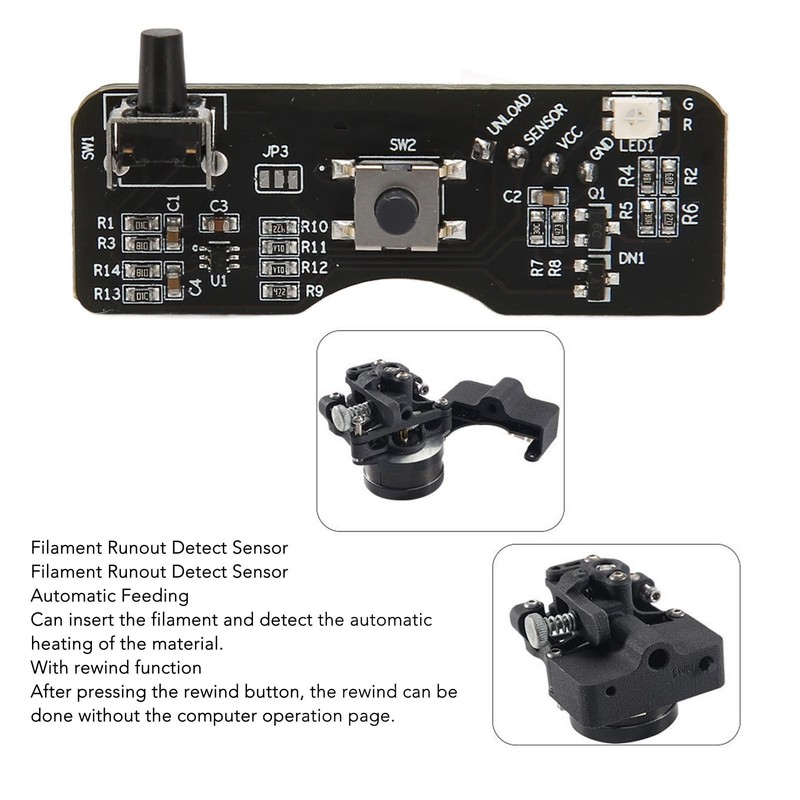 Filament Runout Detect Sensor Kit for 3D Printer for Sherrpa