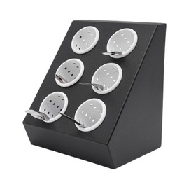 Dodoam Utensil Holder, 6-Compartment Restaurant Utensil Holder, Utensil Organizer Classified Storage for Restaurants, Kitchens, Offices