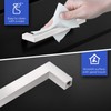 Gobrico 30 Pack Stainless Steel Kitchen Cabinet Handles,Square Satin Nickel